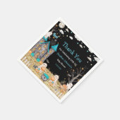 パステルハロウィーンリトルブボーイベビーシャワー スタンダードカクテルナプキン (角)