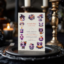 パステルハロウィーンリトルブーテーマベビーシャワー