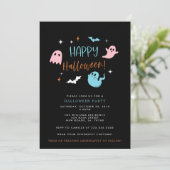 パステルハローウィンパーティ招待状 招待状 (スタンド正面)
