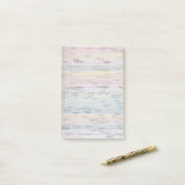パステルハートとドットRainbow Post it notes ポストイット (デスク上)