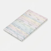 パステルハートとドットRainbow Post it notes ポストイット (アングル)