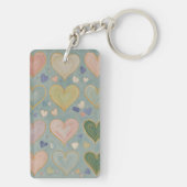 パステルハートタペストリー キーホルダー (裏面)