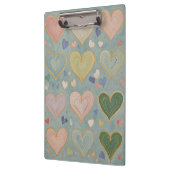 パステルハートタペストリー クリップボード (左)