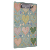 パステルハートタペストリー クリップボード (右)