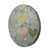 パステルハートタペストリー ダーツボード (正面右)