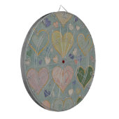 パステルハートタペストリー ダーツボード (正面左)