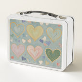 パステルハートタペストリー メタルランチボックス (裏面)
