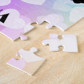 パステルハート体操パズル パーソナライズされた ジグソーパズル (側面)