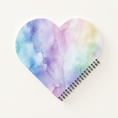 パステルハート型ノートブック ノートブック (裏面)