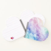 パステルハート型ノートブック ノートブック (内部)