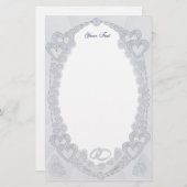 パステルハート文具 便箋 (正面/裏面)