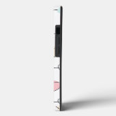 パステルハート文字列パターン | かわいいミニマル主義者 Case-Mate iPhoneケース (裏面 / 左)