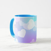 パステルハート2トンのコーヒー&ティーマグカップ マグカップ (正面左)