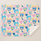 パステルハート。 シェルパブランケット (正面(横))