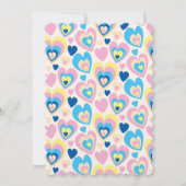 パステルハート。 招待状 (正面)