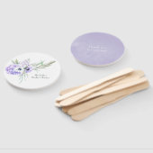 パステルバイオレットフローラ ハンドファン (組立なし)