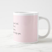 パステルバイブルの詩のギフト ジャンボコーヒーマグカップ (右)