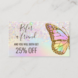 パステルバタフライは友人の名刺を参照 名刺