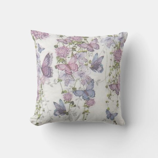 パステルバタフライクッション付きバタフライツリー クッション (正面)