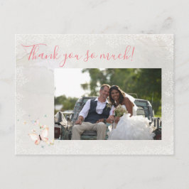 パステルバタフライサンキューハガキ ポストカード