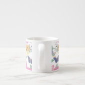 パステルバタフライバスルームカップ エスプレッソカップ (裏面)