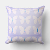 パステルバタフライラージ装飾用クッション クッション (正面)