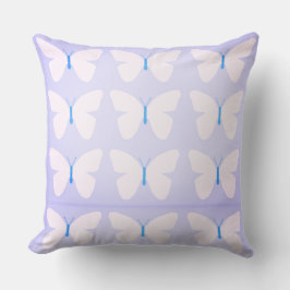 パステルバタフライラージ装飾用クッション クッション