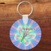 パステルバタフライ キーホルダー (正面)