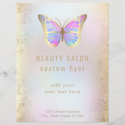 パステルバタフライ チラシ (正面)