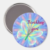 パステルバタフライ マグネット (正面/裏面)