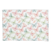 パステルバタフライ 枕カバー (正面)