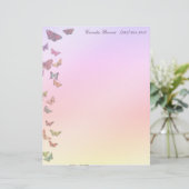 パステルバターフライズ レターヘッド (スタンド正面)