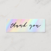 パステルバックグラウンドミニ名刺 スキニー名刺 (正面)