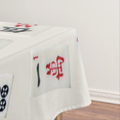 パステルバッジタブレクロースの麻雀タイル テーブルクロス (インサイチュ)