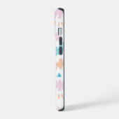 パステルバティック柄 iPhone 15ケース (左側面)