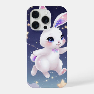 パステルバニー携帯ケース - かわいい星うさぎiPhone iPhone 15 Proケース