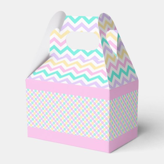 パステルバニー耳ハッピーイースターパーティーフェイスボックス フェイバーボックス (裏面サイド)