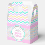 パステルバニー耳ハッピーイースターパーティーフェイスボックス フェイバーボックス (オープン)