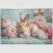 パステルバニー&ピーニーイースターホリデーデコップページ 薄葉紙 (正面)