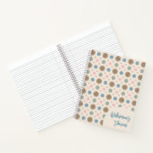 パステルバビロニアインスパイアフラルパターン ノートブック (内部)