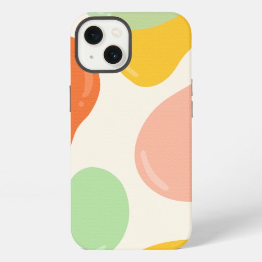 パステルバブル iPhoneケース (裏面)