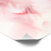 パステルバラウォーター結婚カラーズガウンブライダルシャワー ポスター (コーナー)