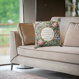 パステルバラガーデンカスタマイズ可能なバイブルバース クッション