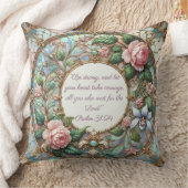 パステルバラガーデンカスタマイズ可能なバイブルバース クッション (ブランケット)