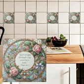 パステルバラガーデンカスタマイズ可能な聖句 タイル