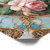 パステルバラガーデンカスタマイズ可能な聖句 ポスター (角)