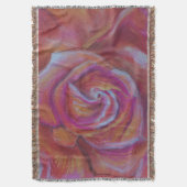 パステルバラセンター スローブランケット (正面縦)