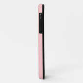 パステルバラ無地のカラー |ミニマリスト名 Case-Mate iPhoneケース (裏面/左)