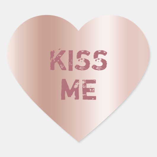 パステルバラ金ゴールドグラデーション会話 ハートシール (正面)