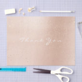 パステルバラ金ゴールド紙吹雪赤面サンキューネーム 薄葉紙 (クラフト)